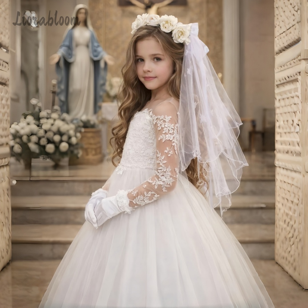 Formal Attire Woman - ชุดแต่งงานลูกไม้สำหรับเด็กผู้หญิง ตัดเย็บตามสั่ง กระโปรงบาน ชุดเพื่อนเจ้าสาว ชุดราตรีงานแต่งงาน ชุดสำหรับงานเลี้ยงแต่งงาน