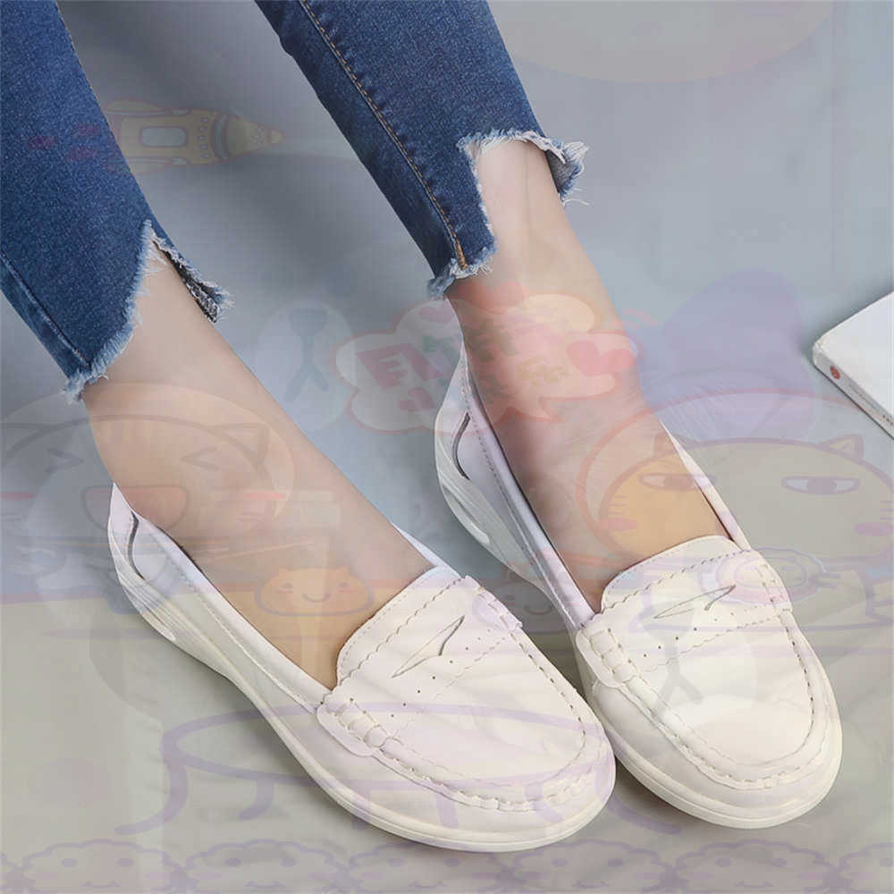 Women Formal Wear Best Brands - Soft SLIP-ON สตรีขนาดใหญ่รองเท้าเทนนิสสเก็ตบอร์ดสุภาพสตรีรองเท้าผ้าใบแบรนด์หรูกีฬาวิทยาลัย Drop Shipping