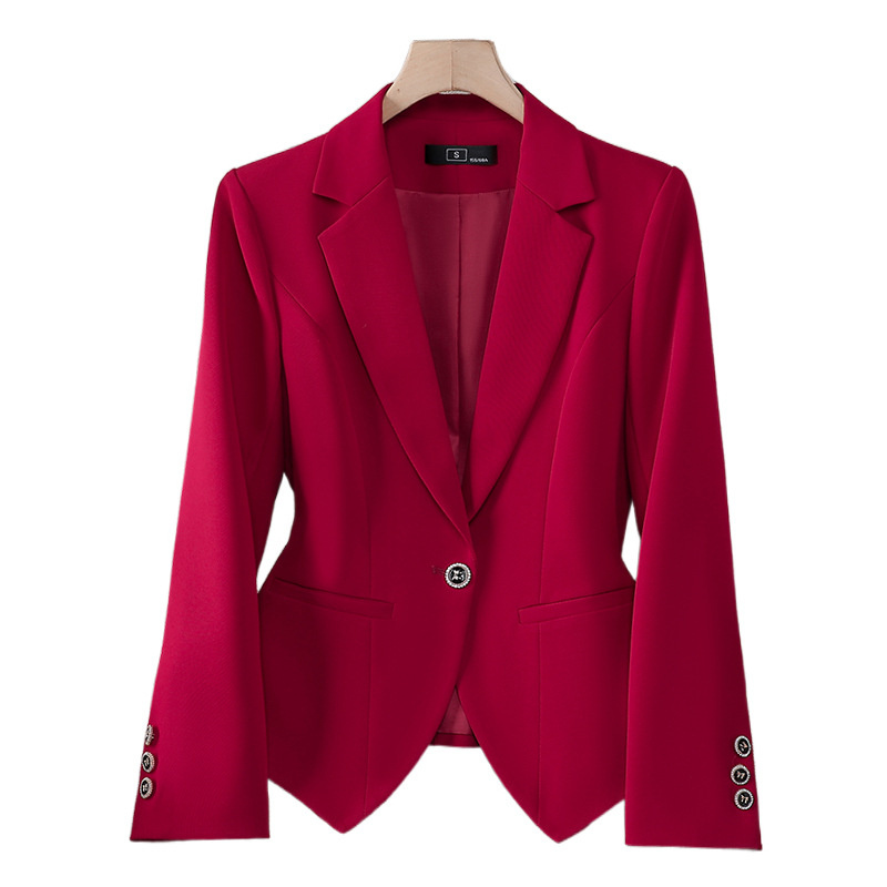เสื้อเบลเซอร์แฟชั่นใหม่สำหรับผ - Women Formal Wear Office บทวิจารณ์และราคา