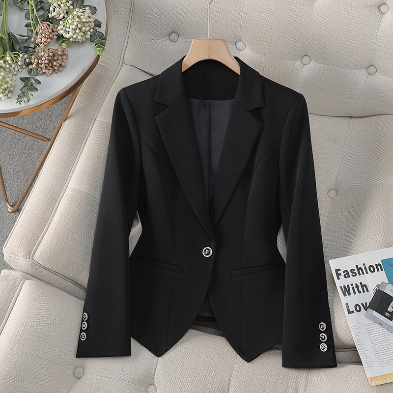 เสื้อเบลเซอร์แฟชั่นใหม่สำหรับผ - Women Formal Wear Office บทวิจารณ์และราคา