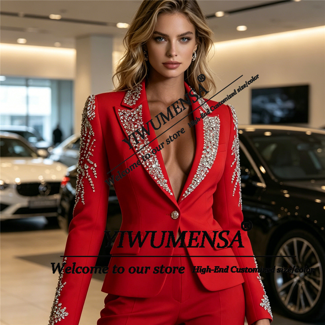 ชุดสูทผู้หญิงหรูหรา 2 ชิ้น ประ - Women Formal Wear Business บทวิจารณ์และราคา