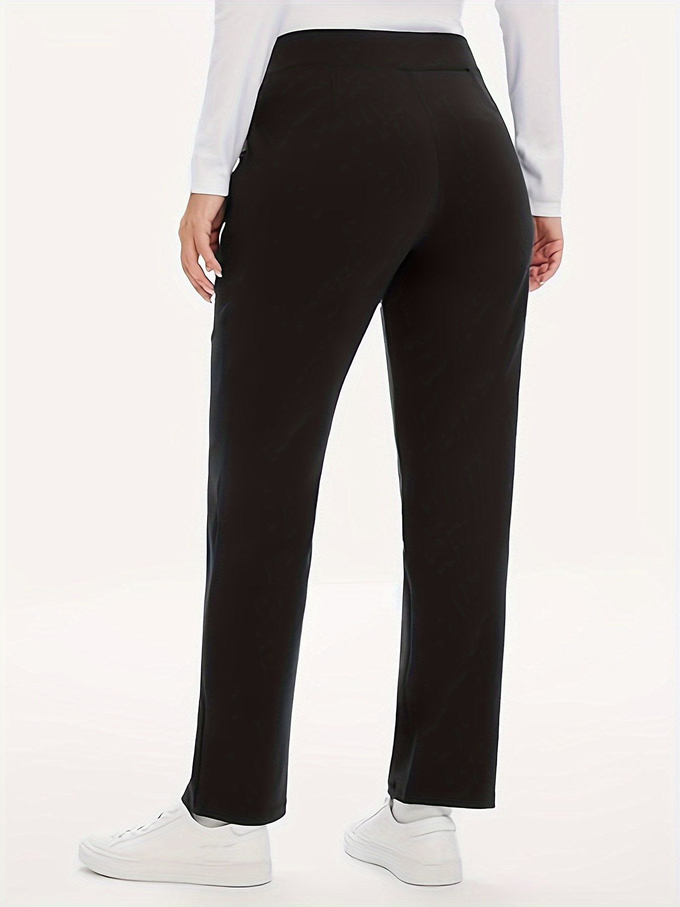 กางเกงแนวธุรกิจผ้าถักสีทึบสำหร - Women Formal Wear Business บทวิจารณ์และราคา