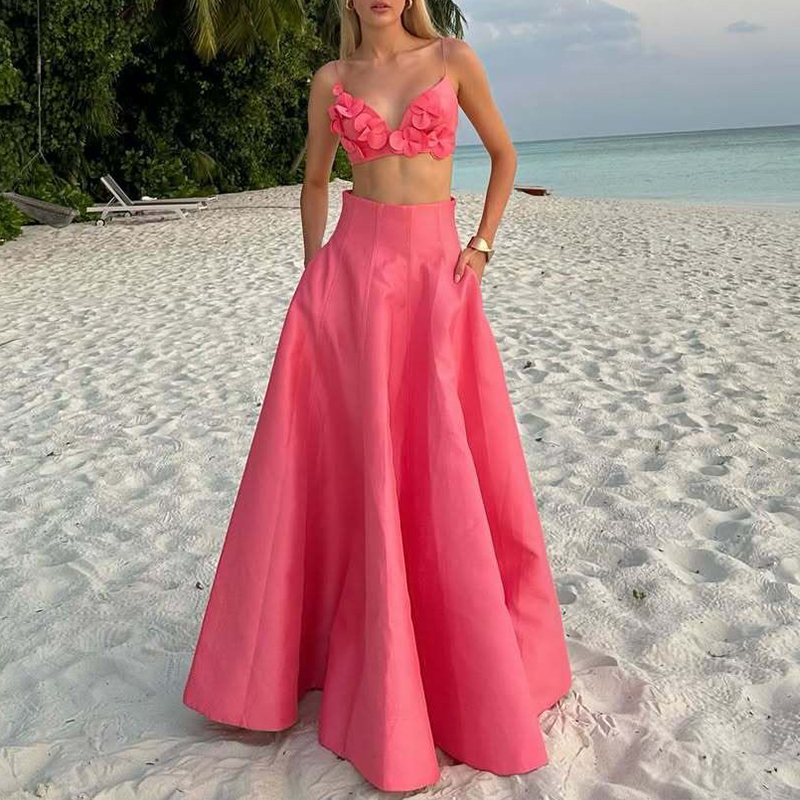 Elegant Decal จีบชุดเซ็กซี่ Br - Women Formal Wear For Summer บทวิจารณ์และราคา