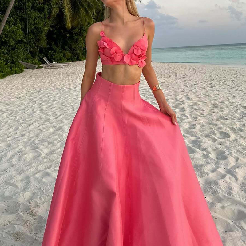 Elegant Decal จีบชุดเซ็กซี่ Br - Women Formal Wear For Summer บทวิจารณ์และราคา