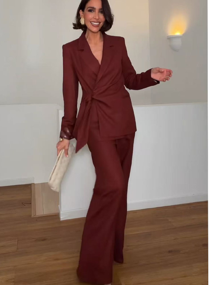 ชุดสูทแฟชั่นสำหรับสุภาพสตรี เส - Women Formal Wear Office บทวิจารณ์และราคา