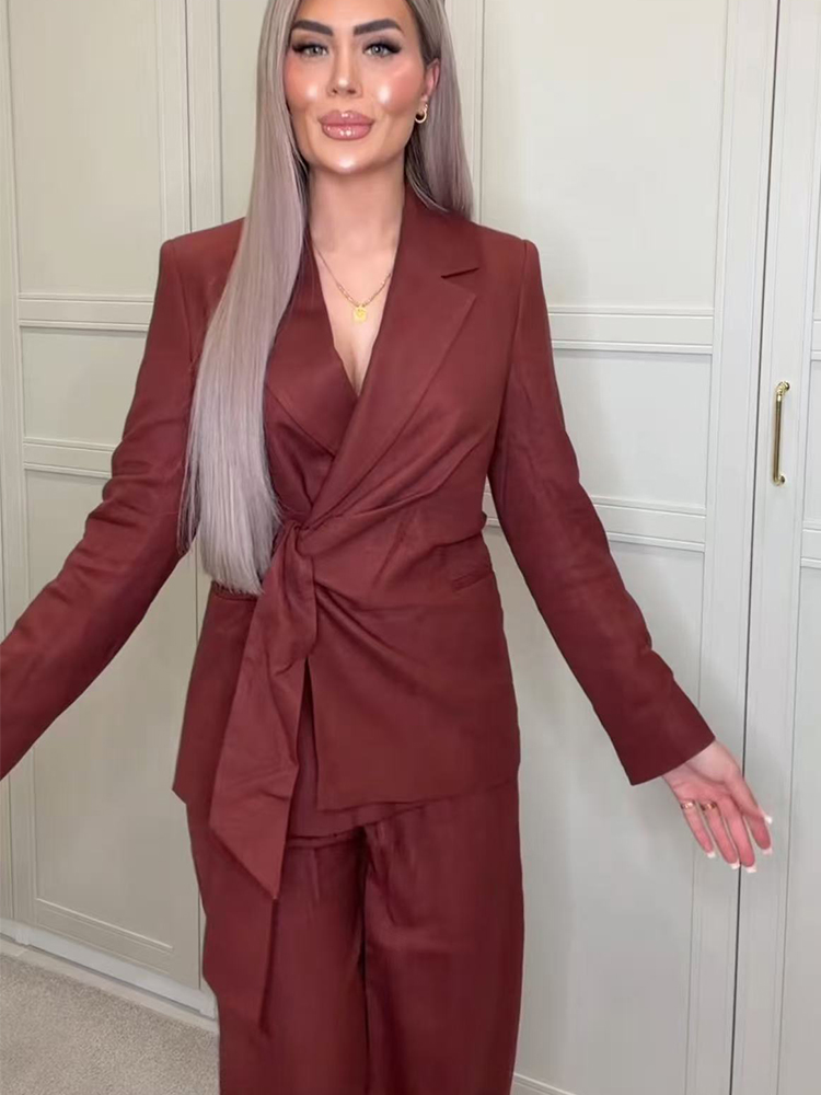 ชุดสูทแฟชั่นสำหรับสุภาพสตรี เส - Women Formal Wear Office บทวิจารณ์และราคา