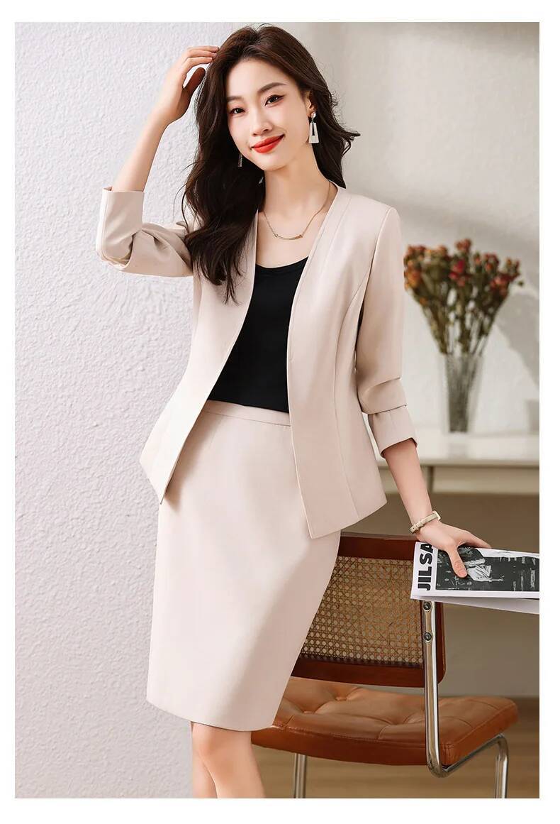 ชุดสูทธุรกิจสตรีแบบเป็นทางการพ - Women Formal Wear Office บทวิจารณ์และราคา