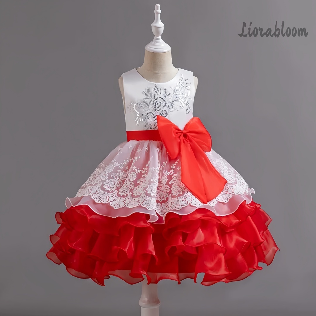 ชุดเดรสเด็กผู้หญิงพร้อมโบว์ขนา - Formal Wear Gowns For Women บทวิจารณ์และราคา