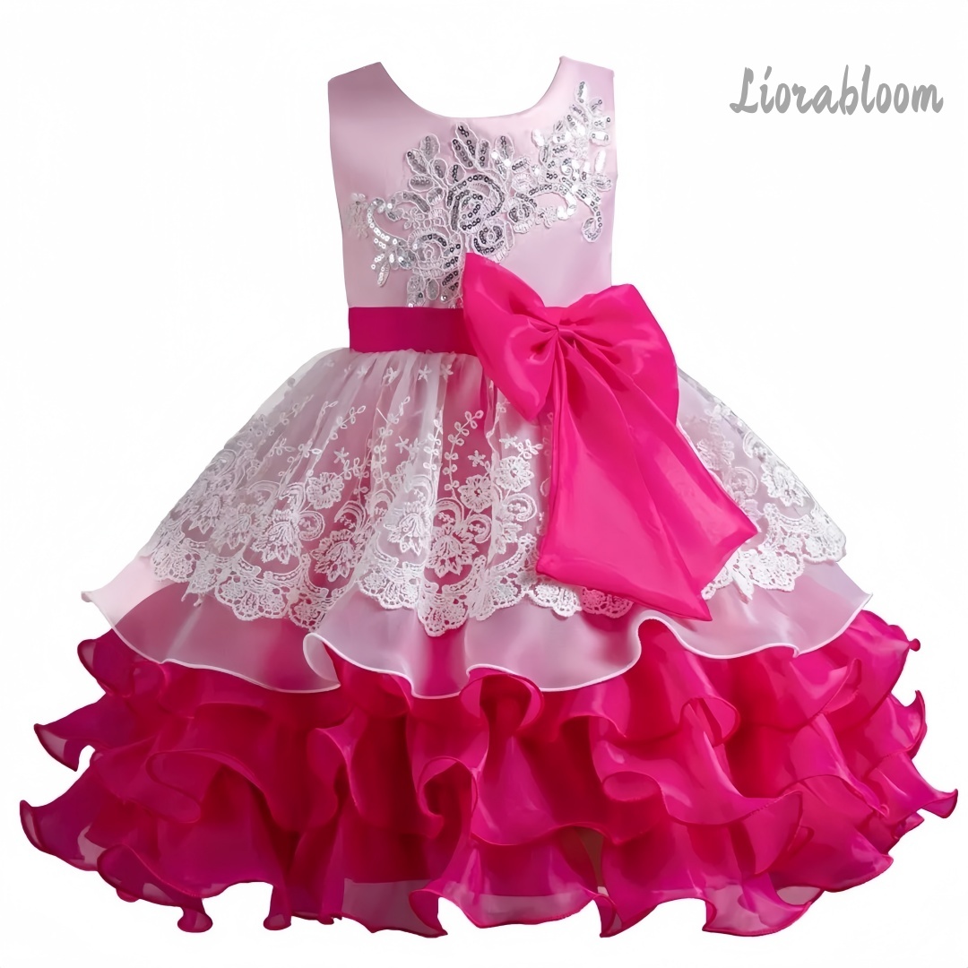 ชุดเดรสเด็กผู้หญิงพร้อมโบว์ขนา - Formal Wear Gowns For Women บทวิจารณ์และราคา