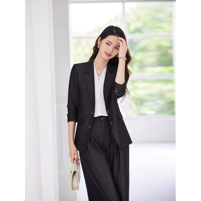 เสื้อเบลเซอร์สีน้ำเงินสำหรับผู - Formal Attire Woman บทวิจารณ์และราคา