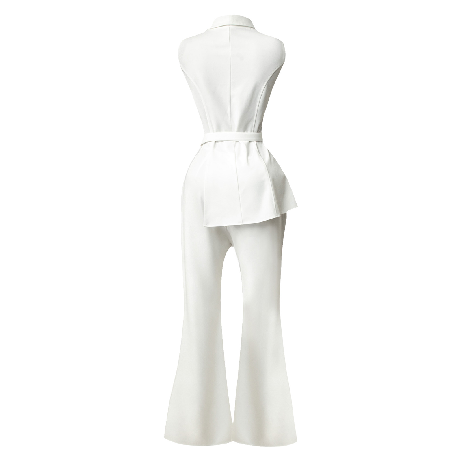 จั๊มสูทผู้หญิงแบบไม่มีแขน คอวี - Women Formal Wear Shop บทวิจารณ์และราคา