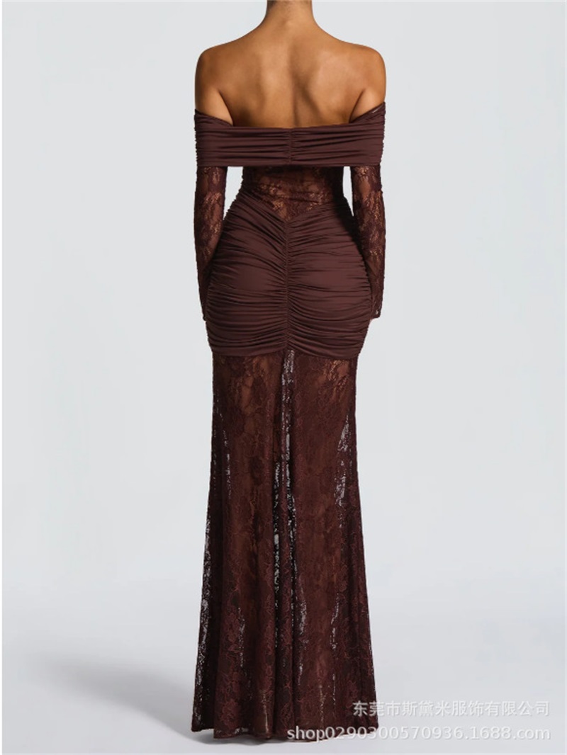เซ็กซี่ลูกไม้ Mermaid ผู้หญิงช - Formal Wear Gowns For Women บทวิจารณ์และราคา