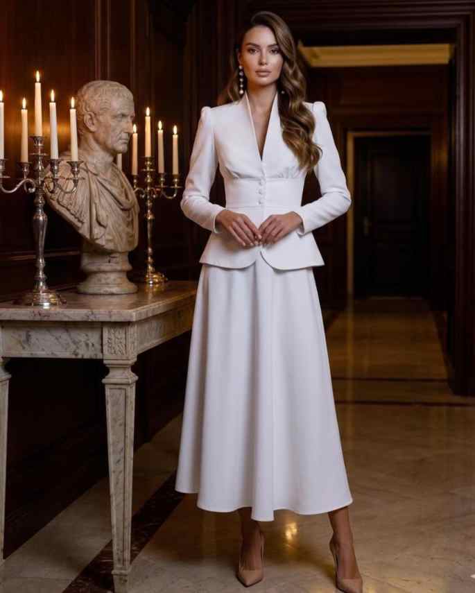 ชุดสูทผู้หญิงสองชิ้นสุดหรู พร้ - Women Formal Wear Business บทวิจารณ์และราคา