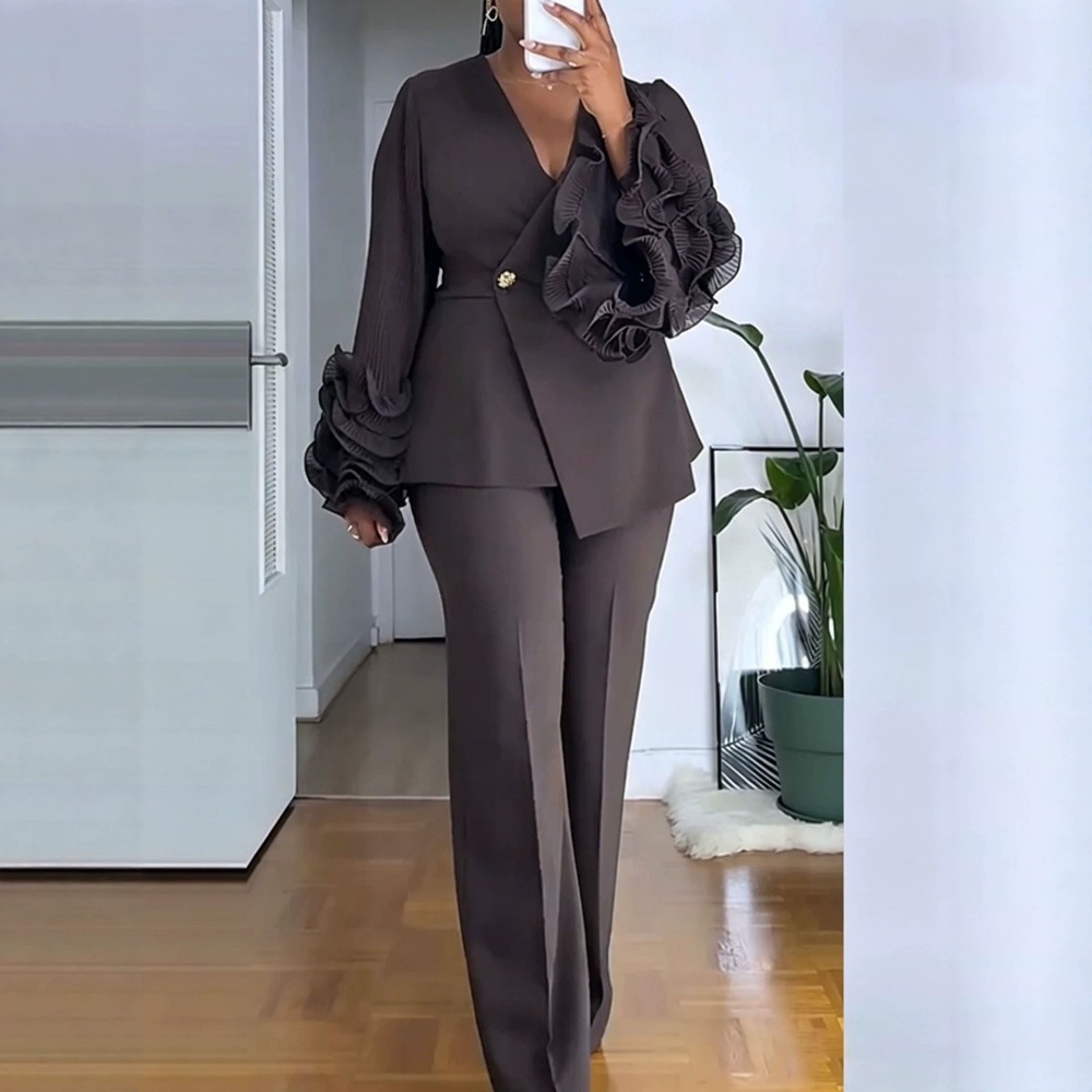 ชุดสูทกางเกง 2 ชิ้นสำหรับผู้หญ - Formal Attire Woman บทวิจารณ์และราคา