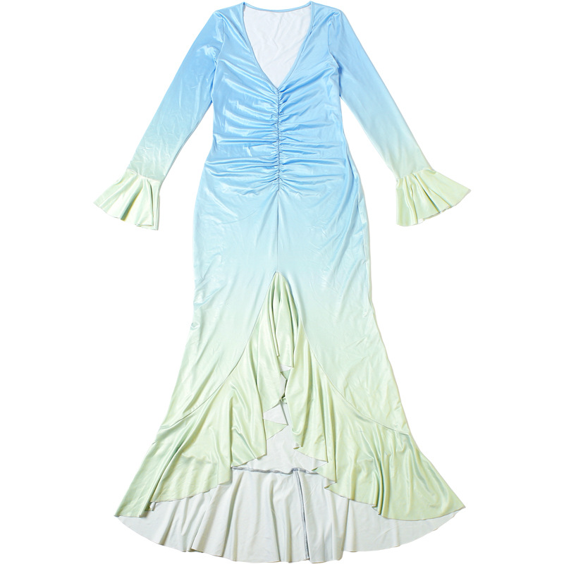 ชุดราตรีสีน้ำเงินไล่เฉดสำหรับผ - Women'S Holiday Formal Wear บทวิจารณ์และราคา