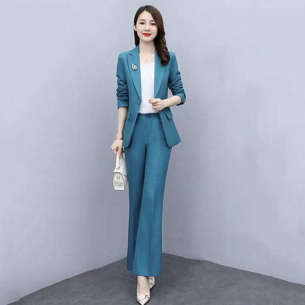 ชุดสูทผู้หญิง 2 ชิ้น/เซ็ต เสื้ - Women Formal Wear Office บทวิจารณ์และราคา